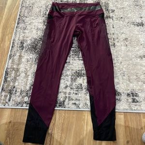 Pink VS leggings size large.